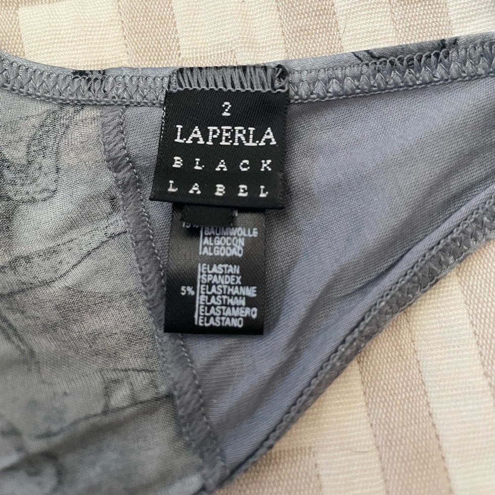 Rare La Perla Italy Black Label Kama Sutra Geisha Erotic Bra Thong Set 34B Small - Picture 5 of 11